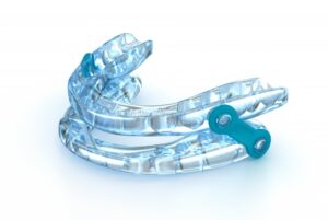Sleep apnea oral appliance.